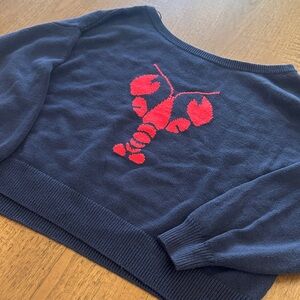 Hollister Navy Blue Lobster Sweater